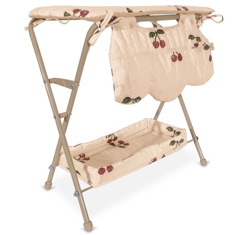 Konges Slojd - Przewijak dla lalek Doll Changing Table - ma grande cerise pink glitter