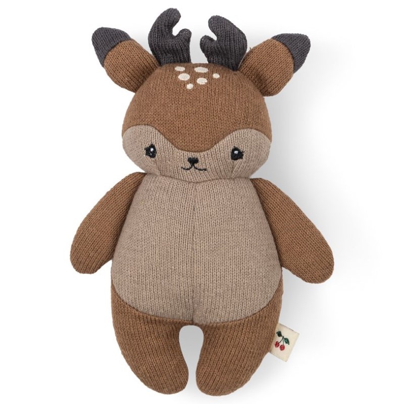 Konges Slojd - Miękka zabawka Jelonek Mini Deer - brown