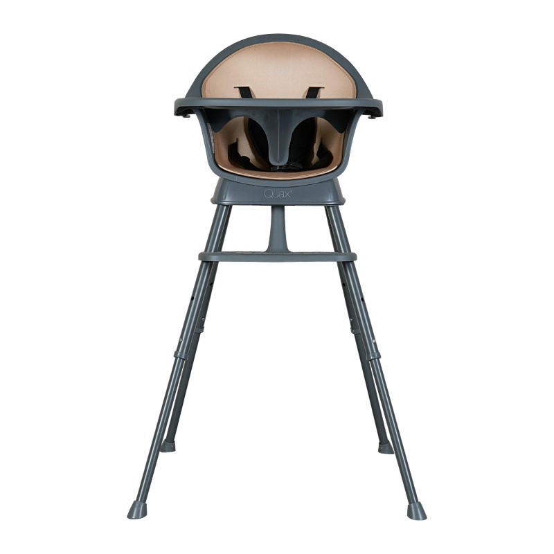 Quax - Wysokie krzesełko do karmienia Highchair ULTIMO 3, grey