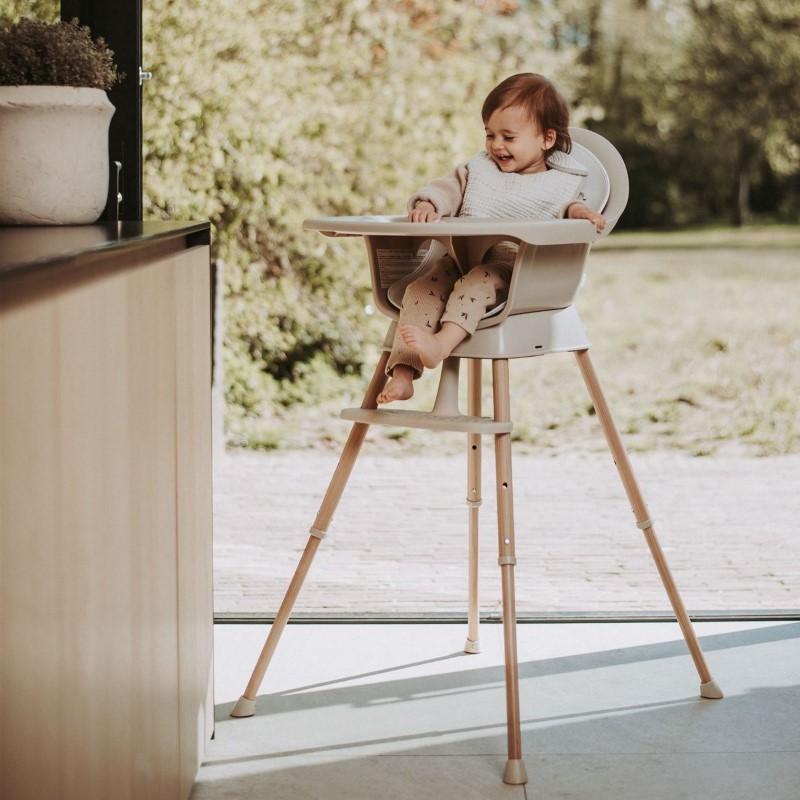 Quax - Wysokie krzesełko do karmienia Highchair ULTIMO 3 Luxe, clay-natural