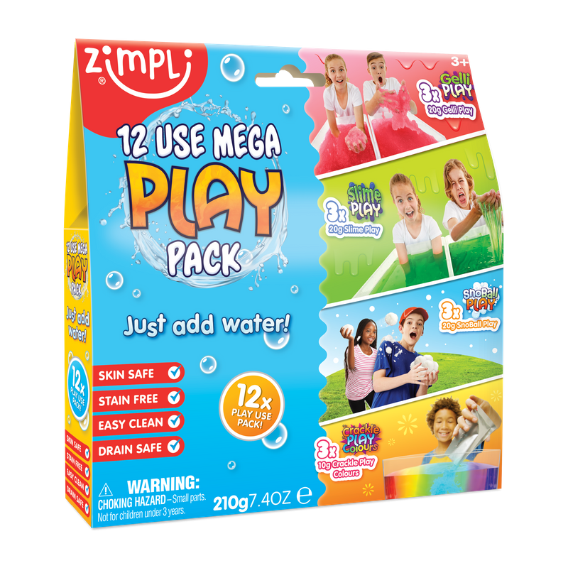 Zimpli Kids - Zestaw magicznych proszków do wody Mega Play Pack 12szt.